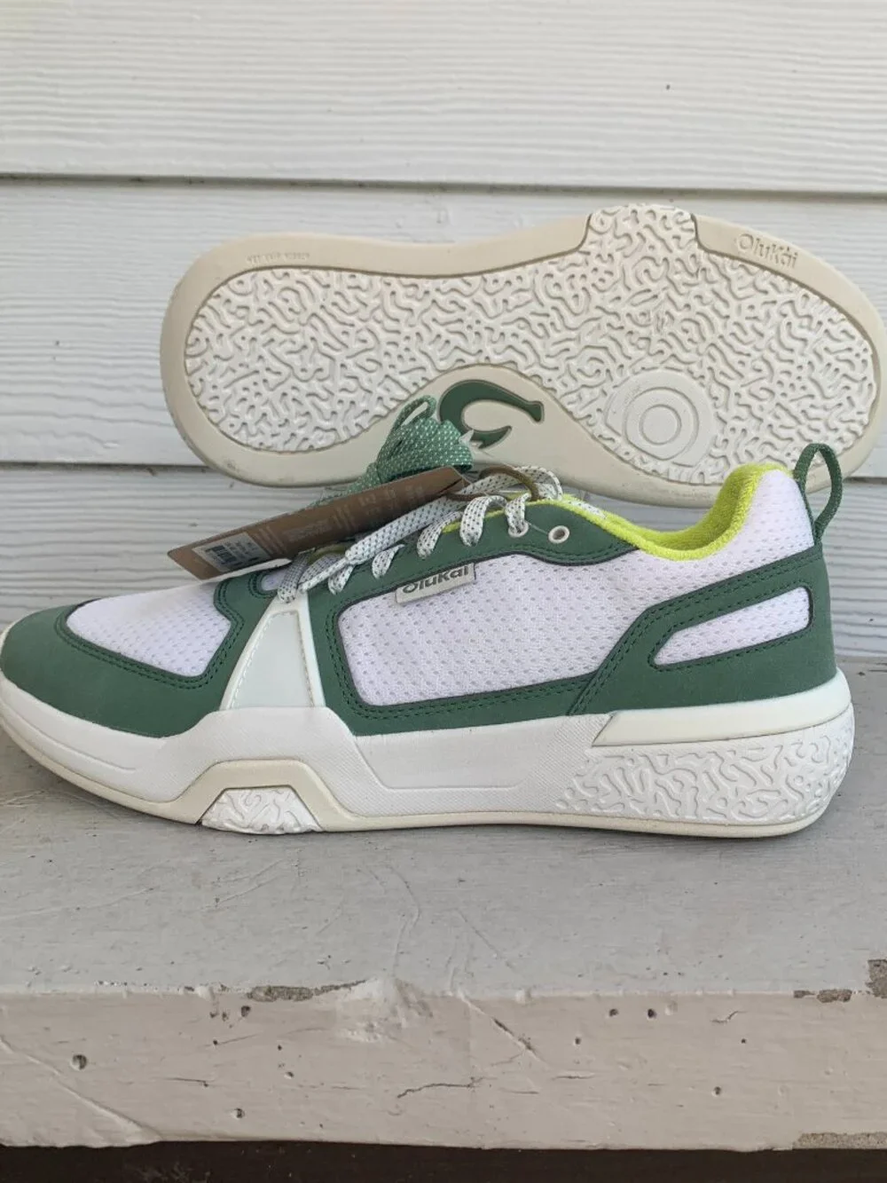 OluKai Anau Mens 10.5 Pickleball Sneaker Non-Marking Court Shoes 10545-WBSE